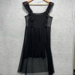 NWT Anthropology Maeve Apron Layer Dress Womens Sz M